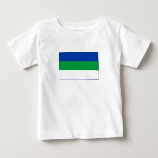 コミ共和国の旗 ベビーTシャツ (正面)
