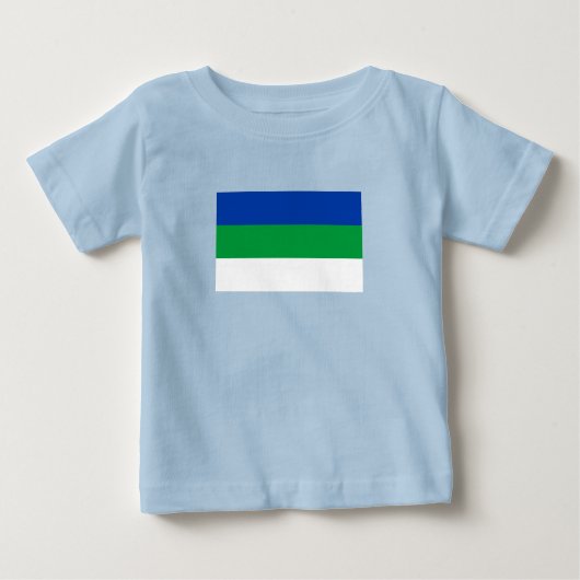 コミ共和国の旗 ベビーTシャツ (正面)