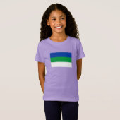 コミ共和国の旗 Tシャツ (正面フル)