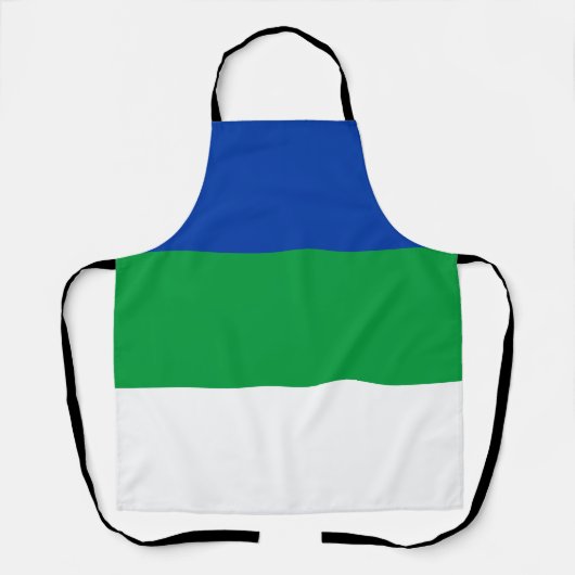 コミ共和国旗 エプロン (正面)