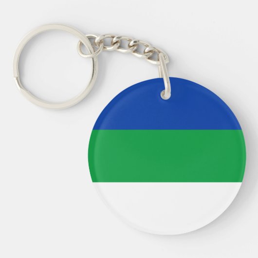 コミ共和国旗 キーホルダー (正面)