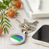 コミ共和国旗 キーホルダー (側面)