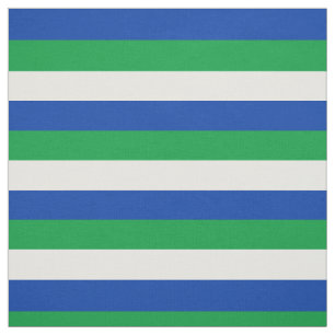 コミ共和国旗 ファブリック