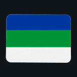 コミ共和国旗 マグネット<br><div class="desc">コミ共和国の愛国旗</div>