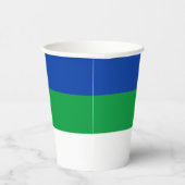 コミ共和国旗 紙コップ (右)