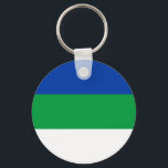 コミ国旗 キーホルダー<br><div class="desc">コミ共和国の愛国国旗。</div>