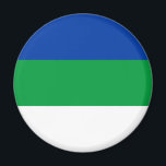 コミ国旗 マグネット<br><div class="desc">コミ共和国の愛国国旗。</div>