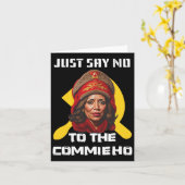 コミ・ホカマラハリスにノーと言う カード (黄色い花)