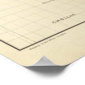 コムストック鉱山マップ番号IV ポスター (角)