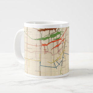コムストック鉱山地図番号VI ジャンボコーヒーマグカップ