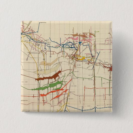 コムストック鉱山地図番号VI 缶バッジ (正面)