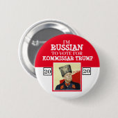 コムミッサールトランプ 缶バッジ (正面&裏面)