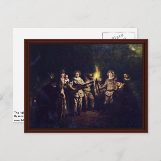 コメイタリアンディ（ラムールオーテアトル異星人） ポストカード (正面/裏面)