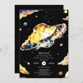 コメットウィムシー宇宙誕生日 招待状 (正面/裏面)