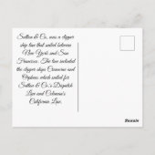 コメットクリッパーセーリング ポストカード (裏面)