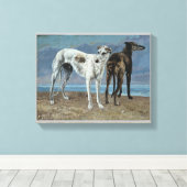 コメット・ド・ショイゼルのグレイハウンド キャンバスプリント (インサイチュ (ウッドフロア))