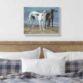 コメット・ド・ショイゼルのグレイハウンド キャンバスプリント (インサイチュ (寝室))