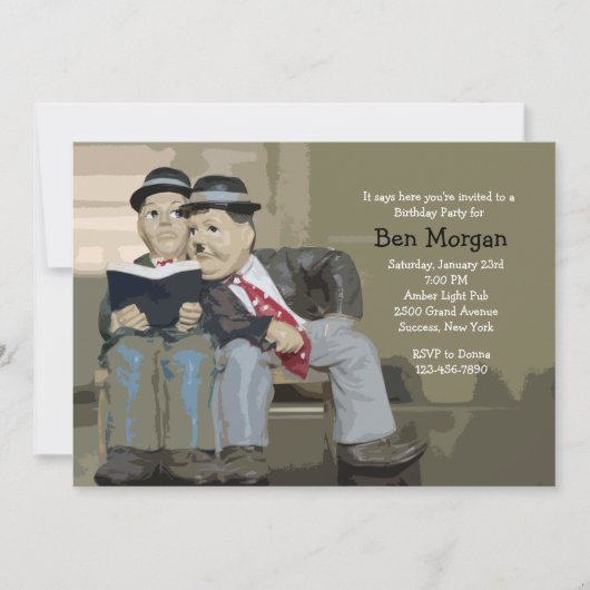 コメディお気に入りのアン招待状 招待状 (正面)