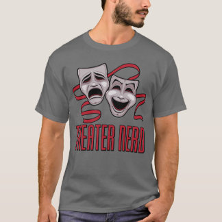 コメディとトラジディー劇場オタク Tシャツ