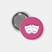 コメディと悲劇の仮面 マグネット (正面/裏面)