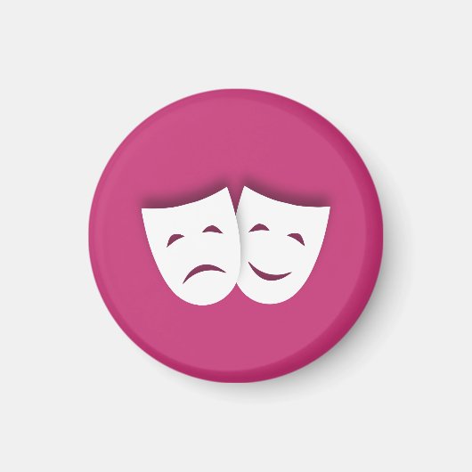 コメディと悲劇の仮面 マグネット (正面)