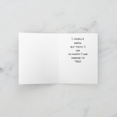 コメディアキャットは40歳の丘の上で幸せだと言う カード (内部)