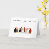 コメディアチキンのグループは、年齢カードのおもしろいを作る カード (黄色い花)