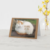 コメディアトルコのファンは「ハッピーバースデー」と言う カード (黄色い花)