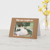 コメディアトルコファンはハッピーバースデー カード (黄色い花)