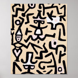 コメディアンのハンドビル： Paul Klee 1938 ポスター