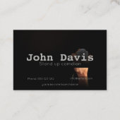 コメディアンの名刺を立ち上げる 名刺 (裏面)