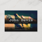 コメディアンの名刺を立ち上げる 名刺 (裏面)