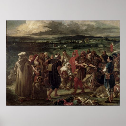 コメディアンまたはアラビア語の道行, 1848 ポスター (正面)