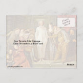 コメディアンイタリアンズバイアントワーヌワトー ポストカード (裏面)