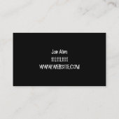 コメディアンエンターテイメントパフォーマー喜劇場 名刺 (裏面)