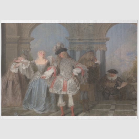 コメディアンフランスのデコページ紙 薄葉紙 (正面)