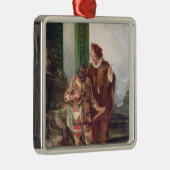 コメディア・デラルテからの場面 メタルオーナメント (右)