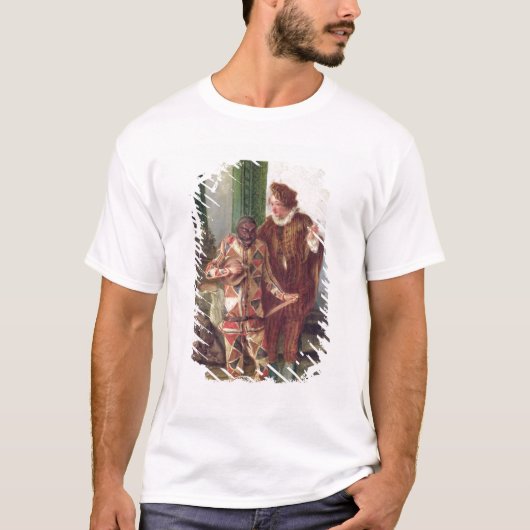 コメディア・デラルテからの場面 Tシャツ (正面)