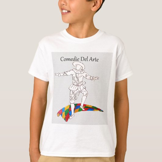 コメディデルアルテハーレキン Tシャツ (正面)