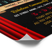 コメディナイトスクールイベントテンプレート ポスター (角)