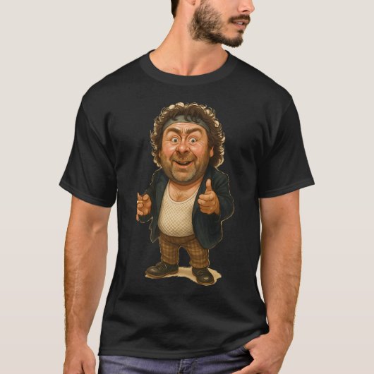 コメディーの伝説：Rab C Nesbitt Tシャツ (正面)