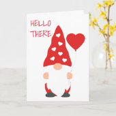 コメディー・ノームからの誕生日メッセージ カード (黄色い花)