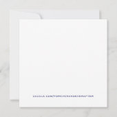 コメディ結婚式招待状、ユーモア 招待状 (裏面)