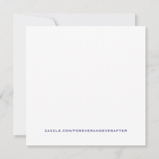 コメディ結婚式招待状、ユーモア 招待状 (裏面)