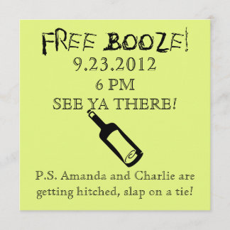 コメディ結婚式招待状、ユーモア 招待状