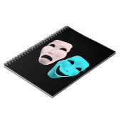 コメディ–157719コメディ顔劇場悲劇マスクr ノートブック (左側)