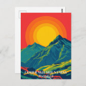 コメラーグマウンテンズアイルランドレトロ旅行はがき ポストカード (正面/裏面)