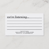 コメントか。 名刺 (正面)