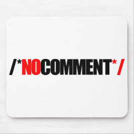 コメントのマウスパッド無し マウスパッド