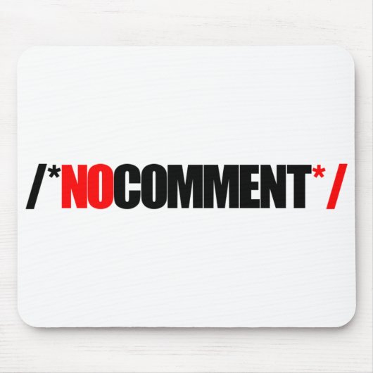 コメントのマウスパッド無し マウスパッド (正面)